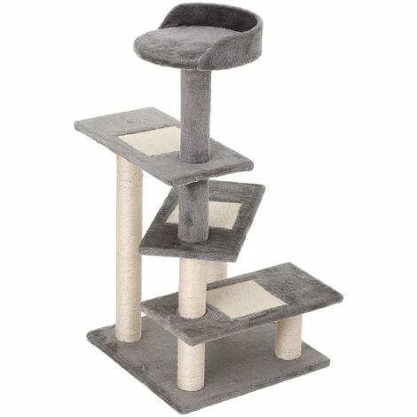 PawHut Cat Tree Activity Center Kitten Climbing Tower Scratching Post Plush PawHut Cat Tree Activity Center Kitten Climbing Tower Scratching Post Plush -PawHut Shop 9505051 1